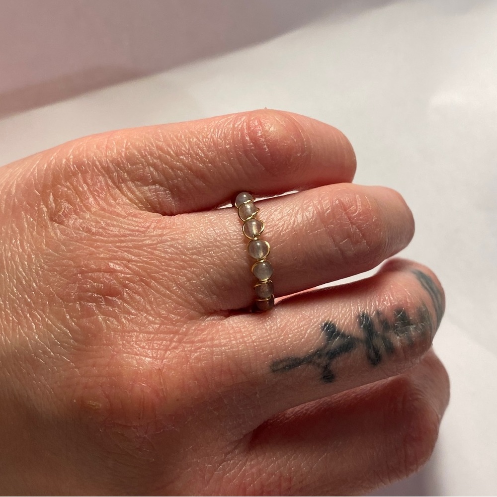 Handmade Moonstones Rings - Picture 3 of 3